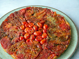 Tarte Tatin de tomates fraîches