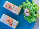 Terrine aux deux poissons et aux crevettes