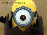 Gâteau  Les Minions naissent dans des œufs... en chocolat ! 