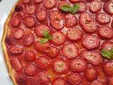 Tarte fine aux fraises