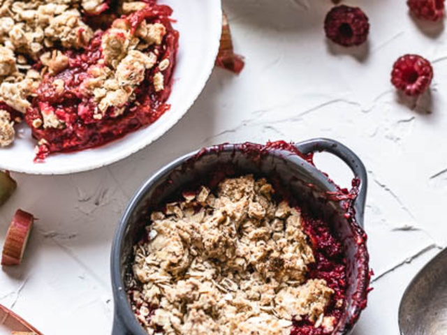 Recettes De Rhubarbe Et Framboises