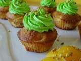 Cupcakes abricots-pistache