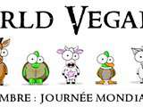 Journée Mondiale Vegan & lancement du Menu vg (mangez végé 1 jour par semaine)