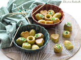 Bouchées truite fumée & pesto
