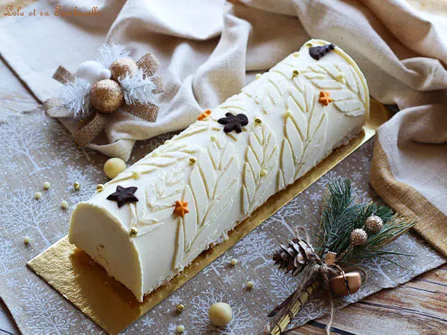 Bûche de Noël vanille-chocolat et noix caramélisées – Roule Tambouille !