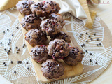 Cakes choco-framboises {sans beurre}