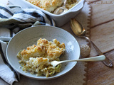 Crumble de poisson aux poireaux