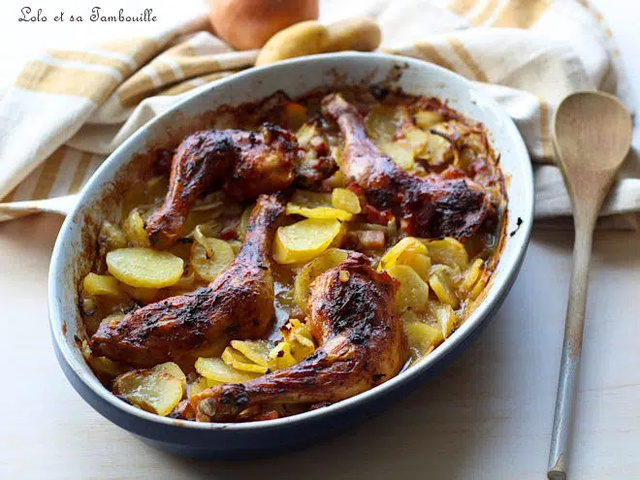 Recettes de Pomme de terre et Poulet