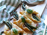 Feuilletés d’asperges au jambon cru