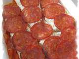 Filets de cabillaud aux tomates et chorizo
