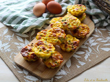 Flans de petits pois, chorizo & curry