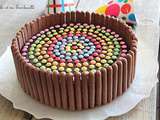 Gâteau d’anniversaire au chocolat & smarties