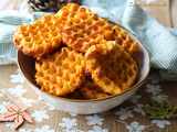 Gaufres salées carottes & pommes de terre