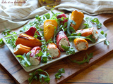 Mini poivrons farcis au chèvre frais