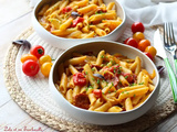 One pot pasta aux tomates cerises & chorizo