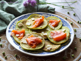 Pancakes aux petits pois