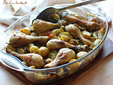 Pilons de poulet aux légumes & moutarde