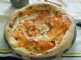 Pizza au saumon fumé & mozzarella