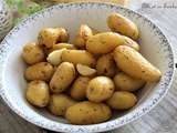 Pommes de terre écrasées à l'ail & parmesan • Lolo et sa tambouille