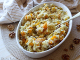 Riz butternut & feta au four