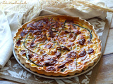 Tarte asperges & chorizo