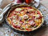 Tarte aux légumes & chèvre frais