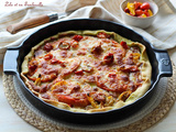Tarte express pesto, tomates & mozzarella