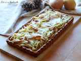 Tarte renversée aux oignons & bacon