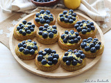 Tartelettes renversées aux myrtilles & lemon curd