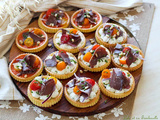 Tartelettes renversées chèvre frais & magret séché