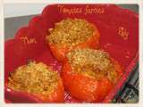 Tomates farcies au thon et à l'ébly