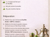 Thé à la menthe au Thermomix, Une invitation