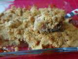 Crumble aux pêches