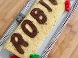 Gâteau d'anniversaire lego au Nutella