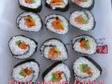 Sushi maki pour le nouvel an chinois