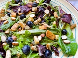 Feuilles – Salade composée d’automne aux noisettes, raisins et tofu