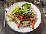 Lutsubo végé express – Légumes grillés et jolie salade