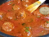 Boulettes de Boeuf sauce tomate basilic