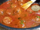 Boulettes de bœuf sauce tomate basilic