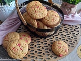 Cookies au pralines roses