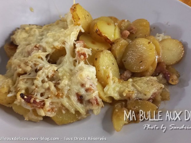 Gratin De Courge Pomme De Terre Lardons