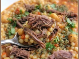 Berkoukes à la viande : version express aux petites pâtes