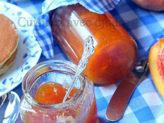 Recettes de Confiture de peche et Recette Facile