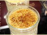 Creme brulee onctueuse et inratable