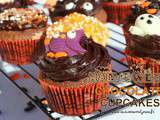 Cupcake rigolos au chocolat d’halloween