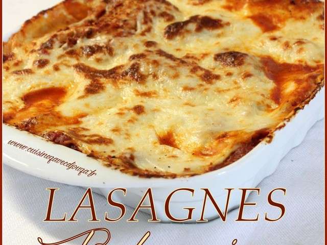 Recettes De Lasagnes Bolognaise Maison