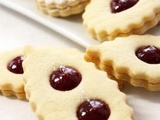 Lunettes à la confiture, sablés fondants