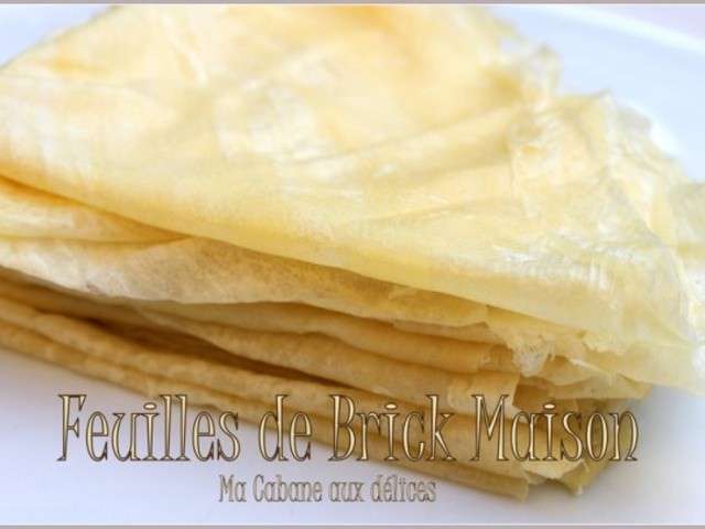 Recettes de Feuille de Brick Maison