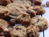 Cookies chocolat/noisettes et noix de pécan