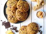 Cookies gingembre/chocolat